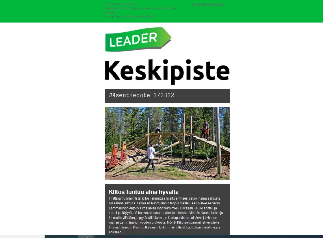 jäsentiedote